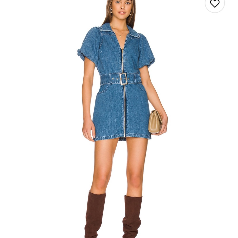 NWT Oxford Mini Dress in Stormy Blue by Show Me Your Mumu